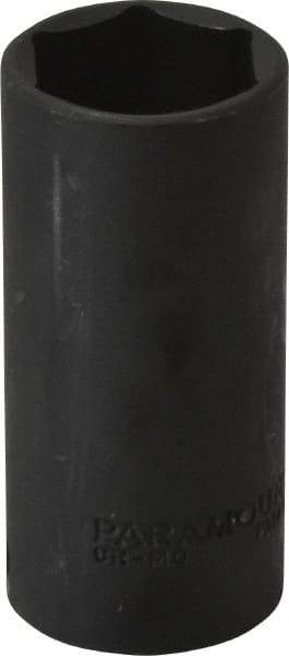 Paramount - 3/8" Drive 7/8" Deep Impact Socket - 6 Points, 2-3/4" OAL - Exact Tool & Supply