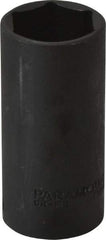 Paramount - 3/8" Drive 7/8" Deep Impact Socket - 6 Points, 2-3/4" OAL - Exact Tool & Supply