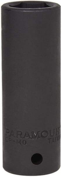 Paramount - 1/2" Drive 18mm Deep Impact Socket - 6 Points, 3-5/64" OAL - Exact Tool & Supply