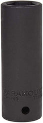 Paramount - 1/2" Drive 18mm Deep Impact Socket - 6 Points, 3-5/64" OAL - Exact Tool & Supply