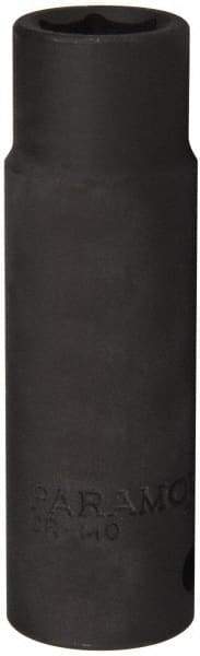 Paramount - 1/2" Drive 12mm Deep Impact Socket - 6 Points, 3-5/64" OAL - Exact Tool & Supply
