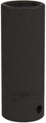 Paramount - 1/2" Drive 20mm Deep Impact Socket - 6 Points, 3-5/64" OAL - Exact Tool & Supply