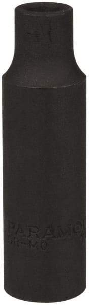 Paramount - 1/2" Drive 8mm Deep Impact Socket - 6 Points, 3-5/64" OAL - Exact Tool & Supply