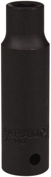 Paramount - 1/2" Drive 10mm Deep Impact Socket - 6 Points, 3-5/64" OAL - Exact Tool & Supply