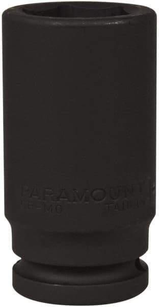 Paramount - 3/4" Drive 1-1/4" Deep Impact Socket - 6 Points, 3-35/64" OAL - Exact Tool & Supply