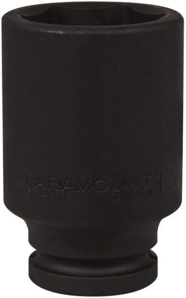 Paramount - 3/4" Drive 1-5/8" Deep Impact Socket - 6 Points, 3-35/64" OAL - Exact Tool & Supply