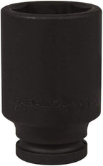 Paramount - 3/4" Drive 1-5/8" Deep Impact Socket - 6 Points, 3-35/64" OAL - Exact Tool & Supply