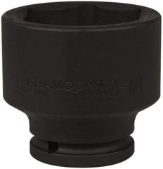 Paramount - 3/4" Drive 2-1/4" Standard Impact Socket - 6 Points, 2-7/8" OAL - Exact Tool & Supply