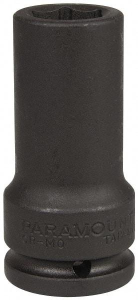 Paramount - 3/4" Drive 22mm Deep Impact Socket - 6 Points, 3-35/64" OAL - Exact Tool & Supply