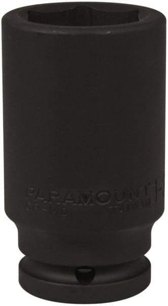 Paramount - 3/4" Drive 1-3/8" Deep Impact Socket - 6 Points, 3-35/64" OAL - Exact Tool & Supply