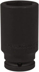 Paramount - 3/4" Drive 1-3/8" Deep Impact Socket - 6 Points, 3-35/64" OAL - Exact Tool & Supply