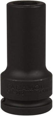 Paramount - 3/4" Drive 19mm Deep Impact Socket - 6 Points, 3-35/64" OAL - Exact Tool & Supply