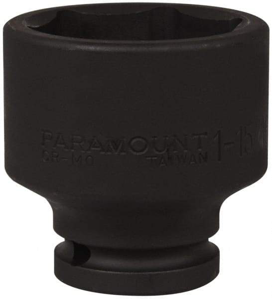 Paramount - 3/4" Drive 1-15/16" Standard Impact Socket - 6 Points, 2-11/16" OAL - Exact Tool & Supply