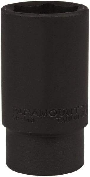 Paramount - 1/2" Drive 30mm Deep Impact Socket - 6 Points, 3-1/2" OAL - Exact Tool & Supply