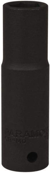 Paramount - 1/2" Drive 9/16" Deep Impact Socket - 6 Points, 3-5/16" OAL - Exact Tool & Supply