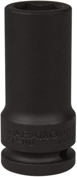 Paramount - 3/4" Drive 7/8" Deep Impact Socket - 6 Points, 3-35/64" OAL - Exact Tool & Supply