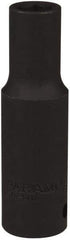 Paramount - 1/2" Drive 7/16" Deep Impact Socket - 6 Points, 3-5/16" OAL - Exact Tool & Supply