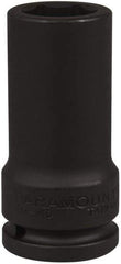 Paramount - 3/4" Drive 24mm Deep Impact Socket - 6 Points, 3-35/64" OAL - Exact Tool & Supply
