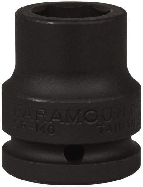 Paramount - 3/4" Drive 21mm Standard Impact Socket - 6 Points, 2" OAL - Exact Tool & Supply