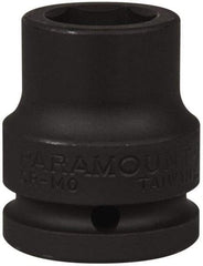 Paramount - 3/4" Drive 21mm Standard Impact Socket - 6 Points, 2" OAL - Exact Tool & Supply