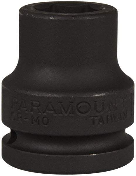 Paramount - 3/4" Drive 19mm Standard Impact Socket - 6 Points, 2" OAL - Exact Tool & Supply