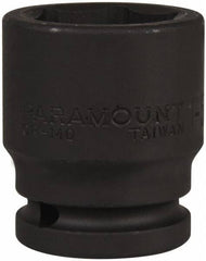 Paramount - 3/4" Drive 1-5/16" Standard Impact Socket - 6 Points, 2-1/4" OAL - Exact Tool & Supply