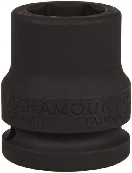 Paramount - 3/4" Drive 23mm Standard Impact Socket - 6 Points, 2" OAL - Exact Tool & Supply