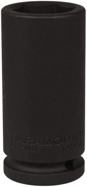 Paramount - 3/4" Drive 1-1/8" Deep Impact Socket - 6 Points, 3-35/64" OAL - Exact Tool & Supply