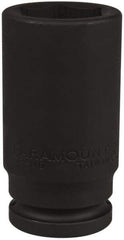 Paramount - 3/4" Drive 32mm Deep Impact Socket - 6 Points, 3-35/64" OAL - Exact Tool & Supply