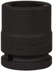 Paramount - 3/4" Drive 1-1/16" Standard Impact Socket - 6 Points, 2-3/32" OAL - Exact Tool & Supply