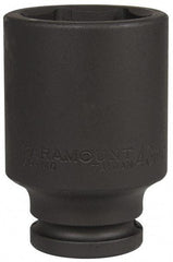 Paramount - 3/4" Drive 43mm Deep Impact Socket - 6 Points, 3-35/64" OAL - Exact Tool & Supply