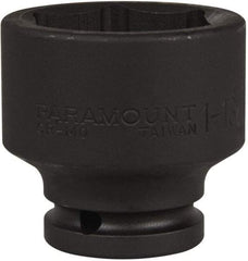 Paramount - 3/4" Drive 1-13/16" Standard Impact Socket - 6 Points, 2-7/16" OAL - Exact Tool & Supply