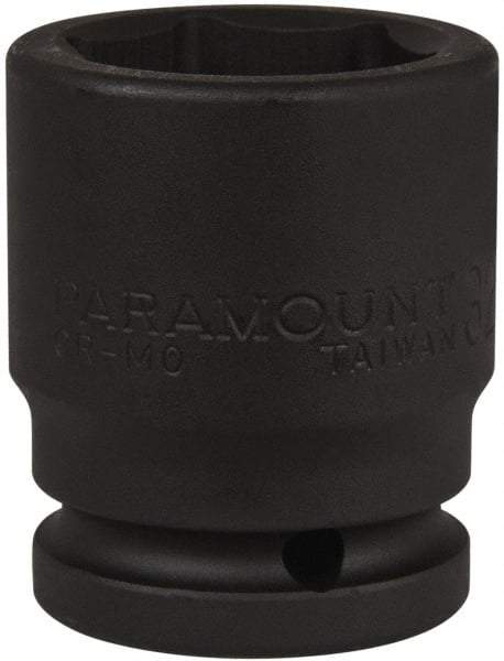 Paramount - 3/4" Drive 32mm Standard Impact Socket - 6 Points, 2-1/4" OAL - Exact Tool & Supply