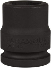Paramount - 3/4" Drive 25mm Standard Impact Socket - 6 Points, 2-3/32" OAL - Exact Tool & Supply