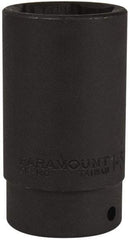 Paramount - 1/2" Drive 1-5/16" Deep Impact Socket - 6 Points, 3-1/2" OAL - Exact Tool & Supply