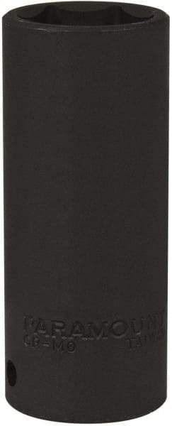Paramount - 1/2" Drive 15/16" Deep Impact Socket - 6 Points, 3-1/2" OAL - Exact Tool & Supply