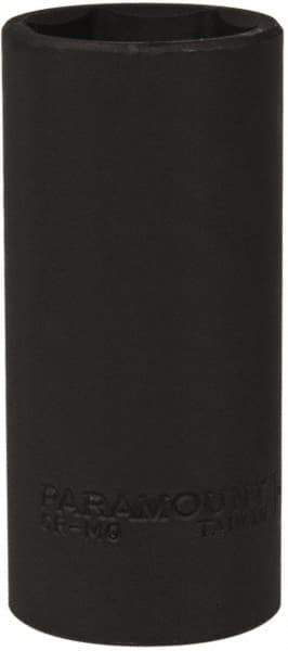 Paramount - 1/2" Drive 1-1/16" Deep Impact Socket - 6 Points, 3-1/2" OAL - Exact Tool & Supply