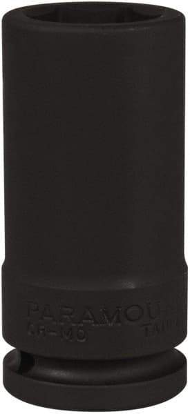 Paramount - 3/4" Drive 27mm Deep Impact Socket - 6 Points, 3-35/64" OAL - Exact Tool & Supply