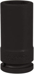 Paramount - 3/4" Drive 27mm Deep Impact Socket - 6 Points, 3-35/64" OAL - Exact Tool & Supply