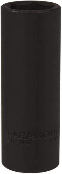 Paramount - 1/2" Drive 13/16" Deep Impact Socket - 6 Points, 3-5/16" OAL - Exact Tool & Supply