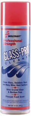 Ability One - 19 oz Aerosol Glass Cleaner - Use on Aluminum, Chrome, Enamel, Glass Surfaces, Stainless Steel - Exact Tool & Supply