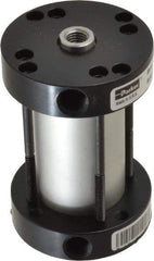 Parker - 1" Stroke x 1-1/8" Bore Double Acting Air Cylinder - 1/8 Port, 5/16-24 Rod Thread, -10 to 200°F - Exact Tool & Supply