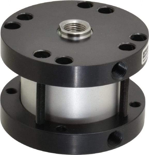 Parker - 1" Stroke x 2" Bore Double Acting Air Cylinder - 1/8 Port, 1/2-20 Rod Thread, -10 to 200°F - Exact Tool & Supply