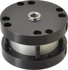 Parker - 1" Stroke x 2-1/2" Bore Double Acting Air Cylinder - 1/4 Port, 1/2-20 Rod Thread, -10 to 200°F - Exact Tool & Supply