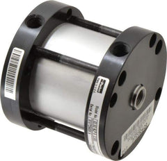 Parker - 2" Stroke x 2-1/2" Bore Double Acting Air Cylinder - 1/4 Port, 1/2-20 Rod Thread, -10 to 200°F - Exact Tool & Supply