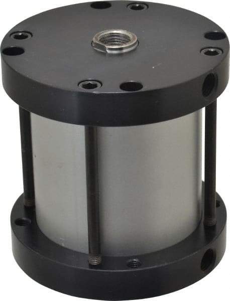 Parker - 3" Stroke x 3" Bore Double Acting Air Cylinder - 1/4 Port, 5/8-18 Rod Thread, -10 to 200°F - Exact Tool & Supply