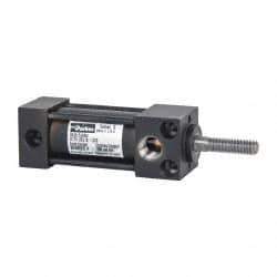 Parker - 1" Stroke x 3/4" Bore Double Acting Air Cylinder - 1/8 Port, 1/4-20 Rod Thread, 200 Max psi, -10 to 165°F - Exact Tool & Supply