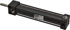 Parker - 4" Stroke x 3/4" Bore Double Acting Air Cylinder - 1/8 Port, 1/4-20 Rod Thread, 200 Max psi, -10 to 165°F - Exact Tool & Supply