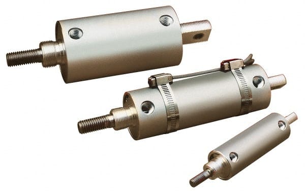 Schrader Bellows - 2-1/4" Bore x 2" Stroke TT Series Air Cylinder - Exact Tool & Supply