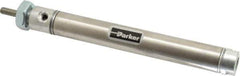 Parker - 3" Stroke x 9/16" Bore Double Acting Air Cylinder - 10-32 Port, 10-32 Rod Thread, 250 Max psi, 14 to 140°F - Exact Tool & Supply
